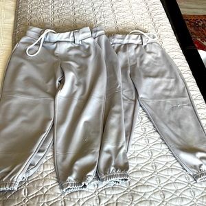 Easton youth medium boys’ baseball pants, used with small damages as pictured